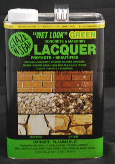 Wet look 2000 gallon, lacquer sealer gallon, green lacquer sealer gallon 