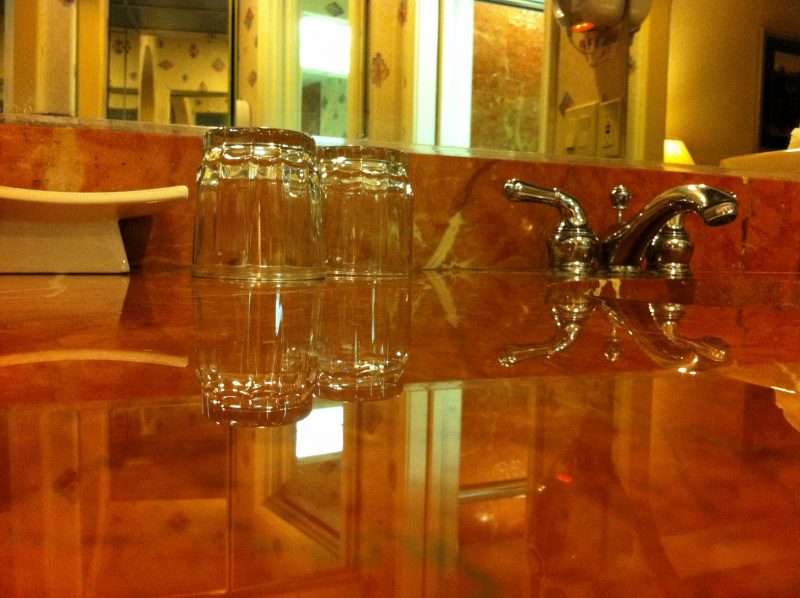 Marble countertop After picture