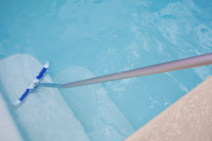 Cleaning Swimming Pool Tiles