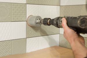 Preparatory work for tiles