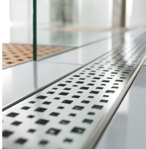 Styled Silver Shower Drain