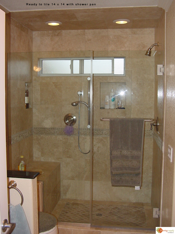 Ready to tile Shower pans, PreFormed Shower Pan, shower pan, tileredi, shower base, custom shower pan