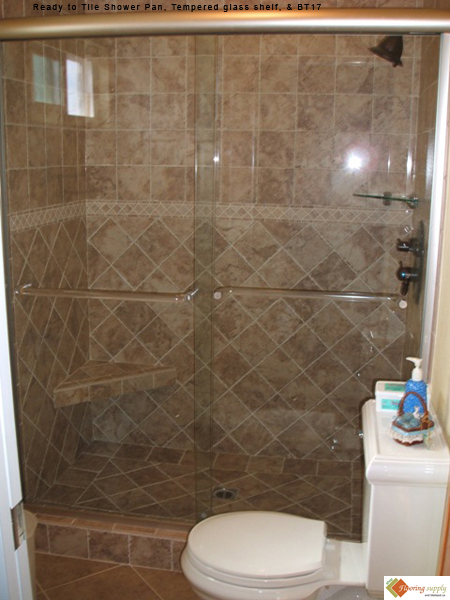 Ready to tile Shower pans, PreFormed Shower Pan, shower pan, tileredi, shower base, custom shower pan