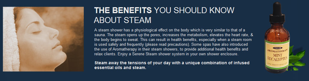 Serene Steam Shower System