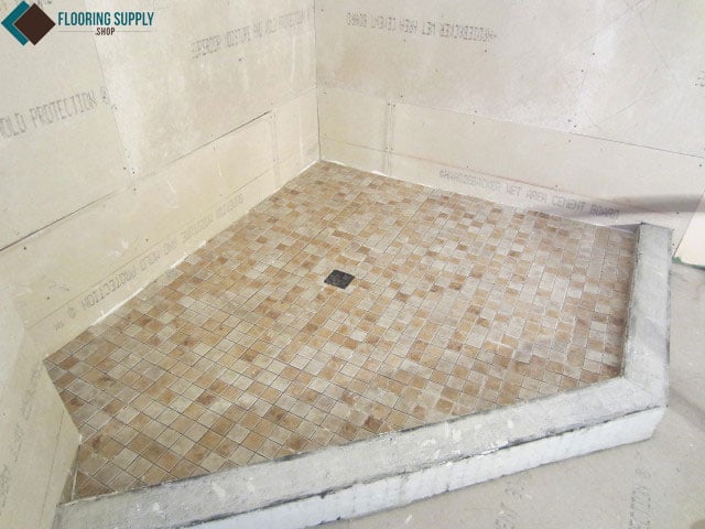 Do it yourself, shower system, quick pitch, composeal waterproofing, blanke corp, schluter kerdi, ebbe drain, aqua shield, Blanke SecurMat, shower pan, pre pitch, kirb perfect, DIY