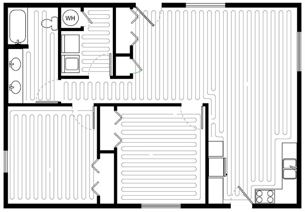 SunTouch SlabHeat, electric floor heating, in floor heating, radiant heat flooring, radiant floor heating, under floor heating, electrical floor heating, floor heating, sun touch heating system, Heated floor mat, radiant floor mat, tile heating, heated floors 