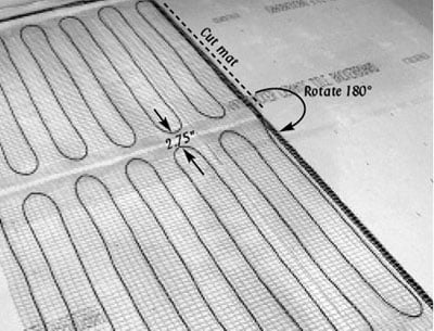 SunTouch offers radiant floor heating mats and WarmWire.  our heated floor mats are manufactured in the U.S.A and designed to cancel EMF.  