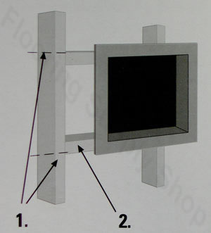 PreFormed Niches, preformed Recess, shower shelves, PreFormed Shower Pan, PreFormed Shower Slope, Shower System, PreFormed curb