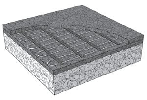 Snow and Ice melting radiant heating from flooringsupplyshop.com by SunTouch watts radiant are high quality Electric Radiant Heating systems for residential and commercial use