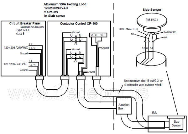 Snow and Ice melting radiant heating from flooringsupplyshop.com by SunTouch watts radiant are high quality Electric Radiant Heating systems for residential and commercial use