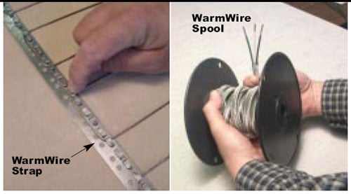 warmwire spool SunTouch warmwire, floor warming, radiant floor Warmwire, suntouch electric warmwire warmwire kits, under floor heating, suntouch radiant floor heating